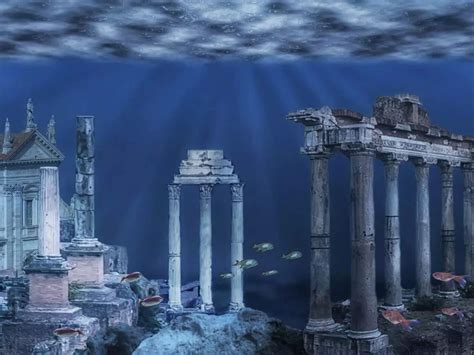 real underwater ruins.